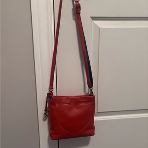 BRIGHTON JODI Burnt Orange Romantic & Victorian 2 in 1 Reversible Shoulder Bag